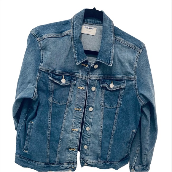 Veste Jean Old Navy - Denim Bleu Foncé - Taille XS (femme) - Maternité - Neuve Sans étiquette